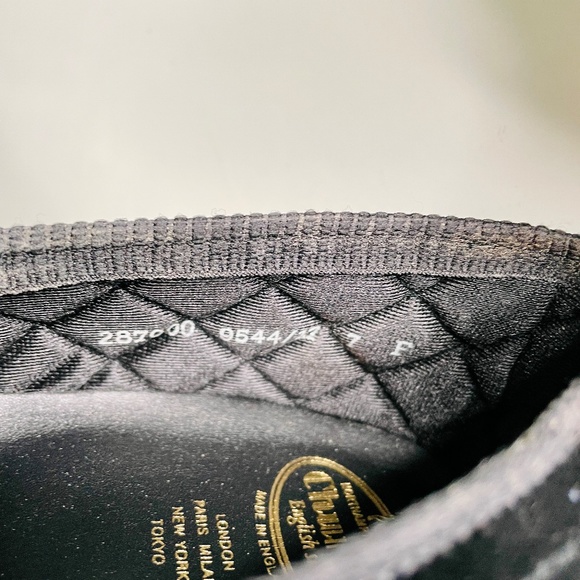 Church's Sovereign Black Velvet Gold Crown Embroidered Men's Evening Loafers 7 F - Picture 13 of 16